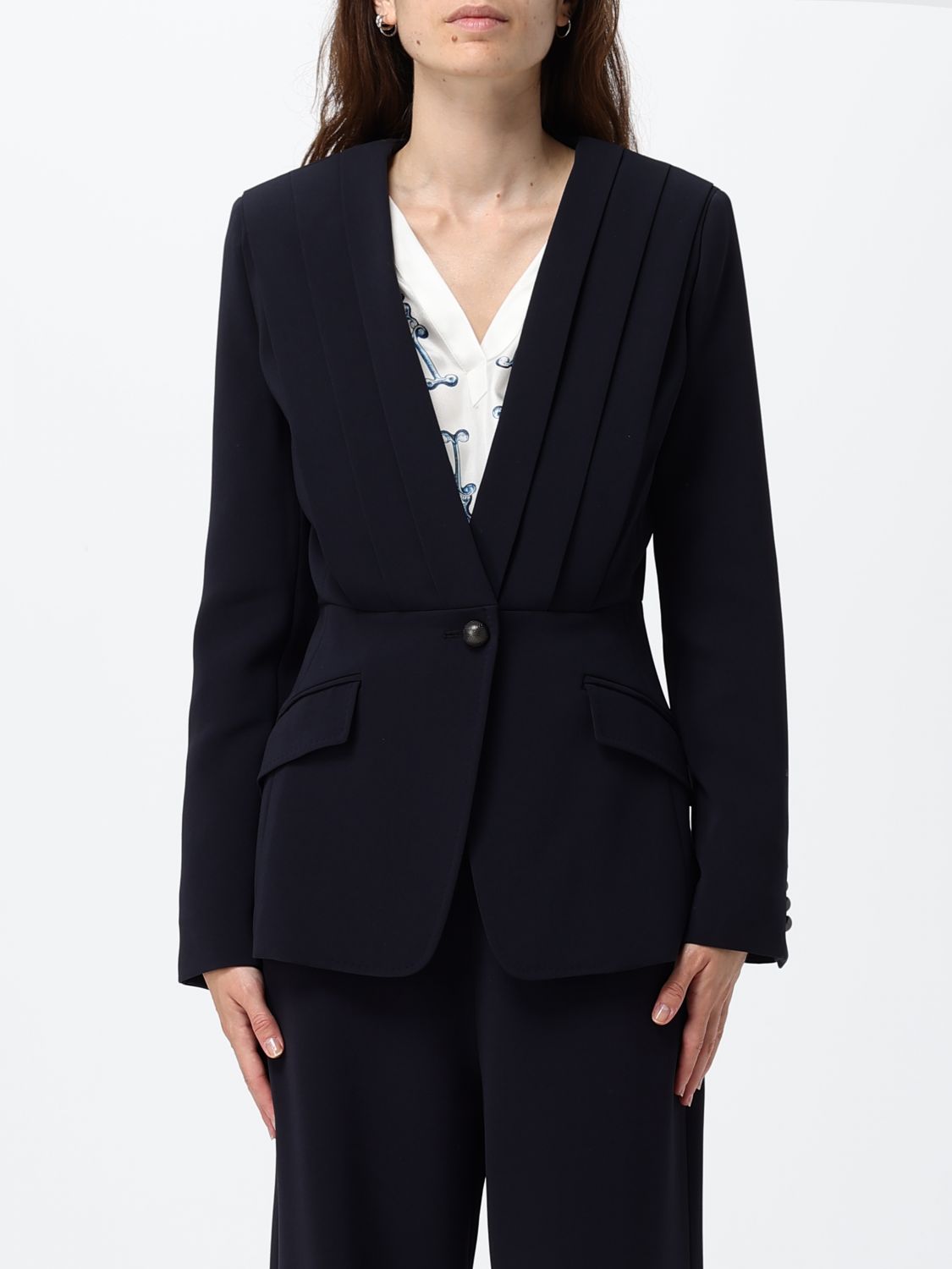 Max Mara Jacket Woman Navy MAX MARA