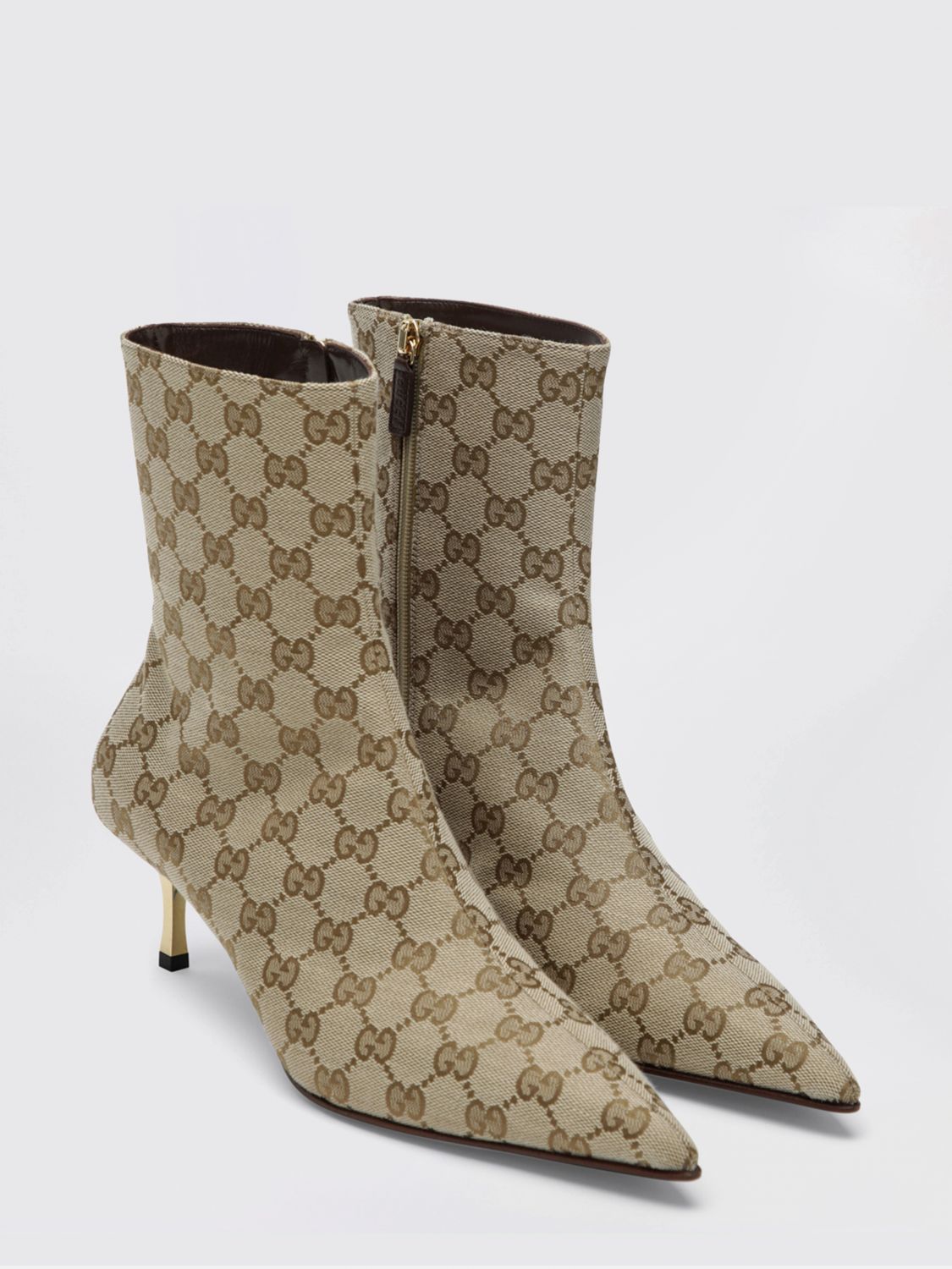 Gucci Boots Woman Beige GUCCI