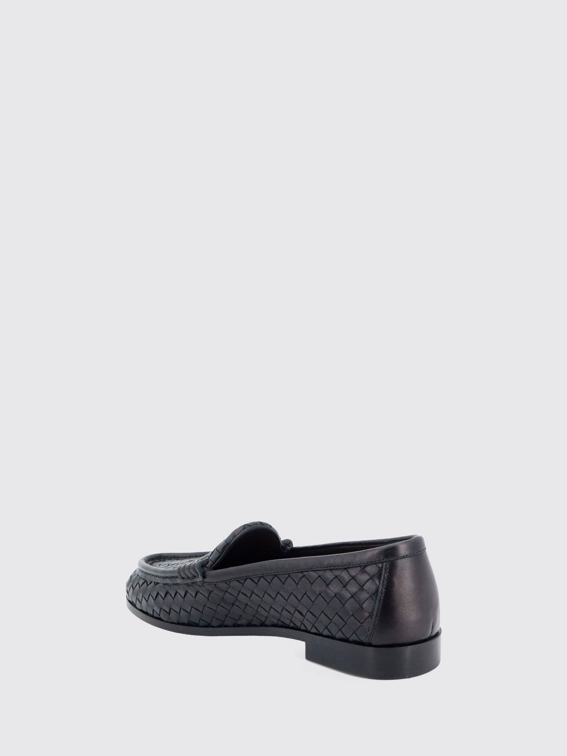 Bottega Veneta Men Bottega Veneta Silenzio Lambskin Loafers With Intrecciato Motif BOTTEGA VENETA