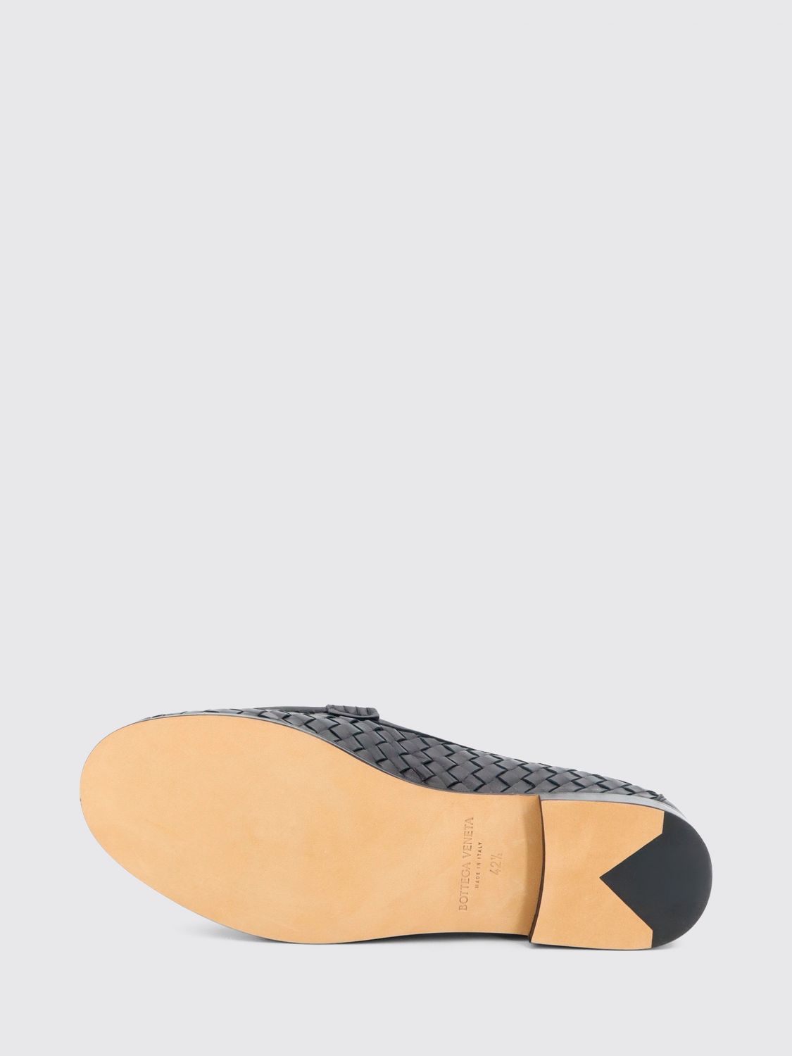 Bottega Veneta Men Bottega Veneta Silenzio Lambskin Loafers With Intrecciato Motif BOTTEGA VENETA