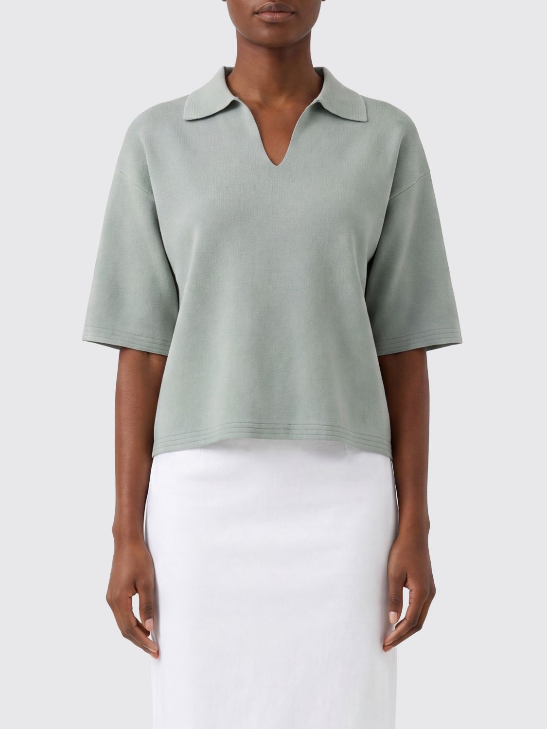 Max Mara Polo Shirt Woman Green MAX MARA