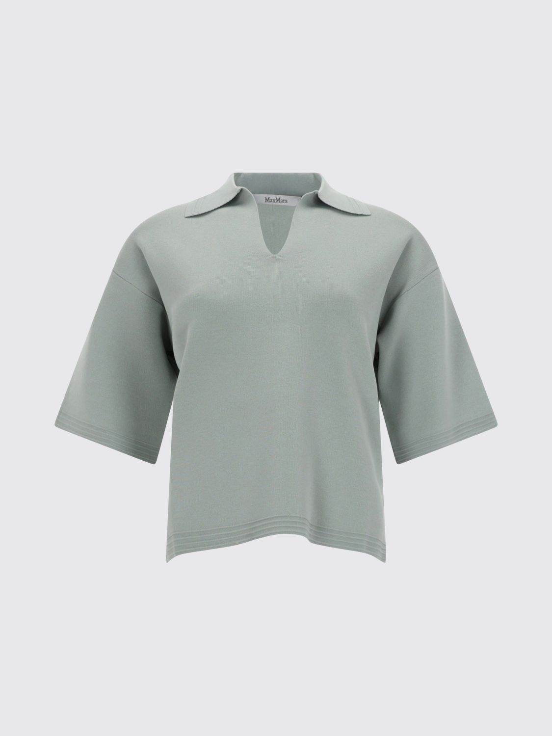 Max Mara Polo Shirt Woman Green MAX MARA