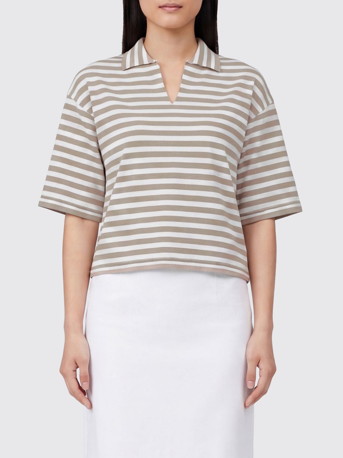 Max Mara Polo Shirt Woman Beige MAX MARA