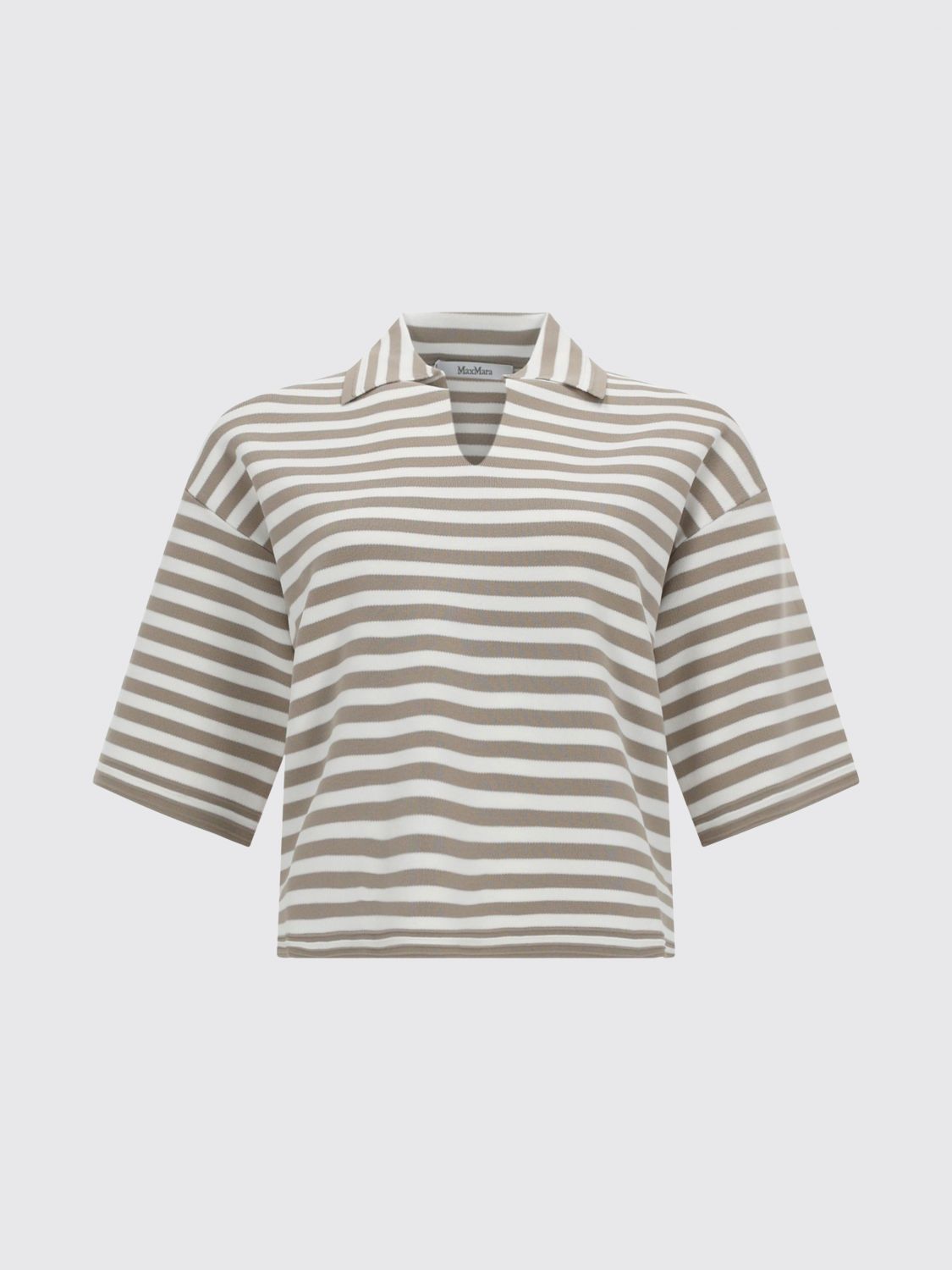 Max Mara Polo Shirt Woman Beige MAX MARA