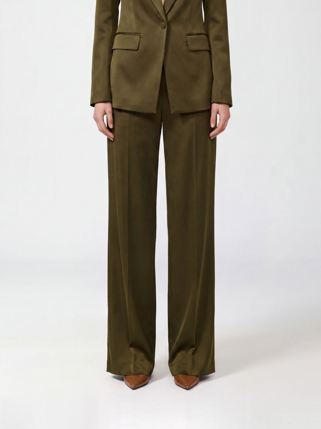 Max Mara Pants Woman Green MAX MARA