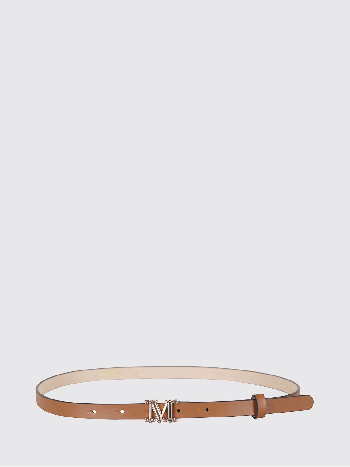 Max Mara Women Max Mara Leather Logo Buckle Belt MAX MARA