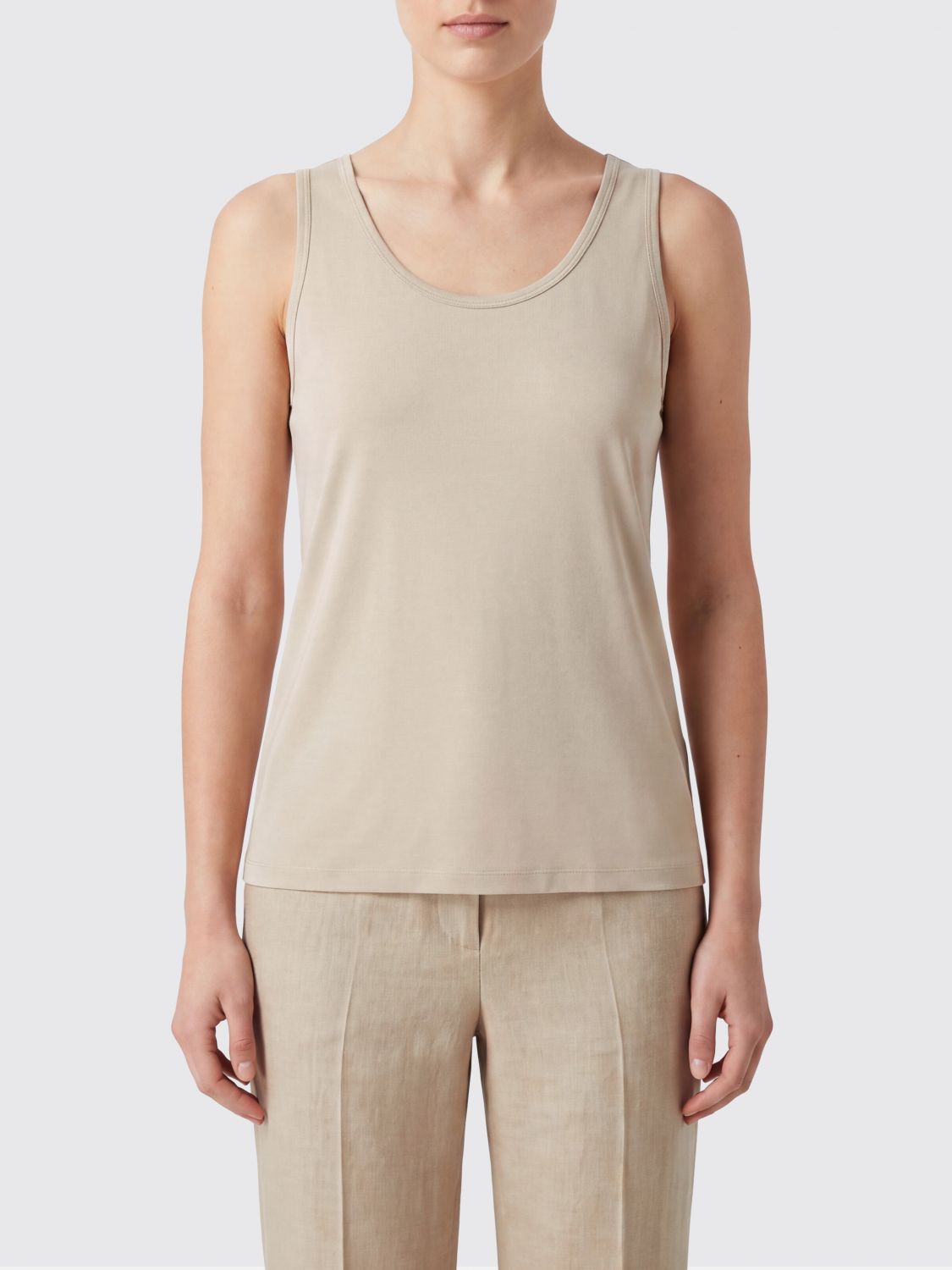 Max Mara Top Woman Grey MAX MARA