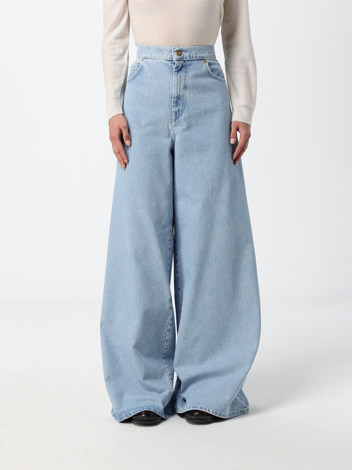 Max Mara Jeans Woman Blue MAX MARA
