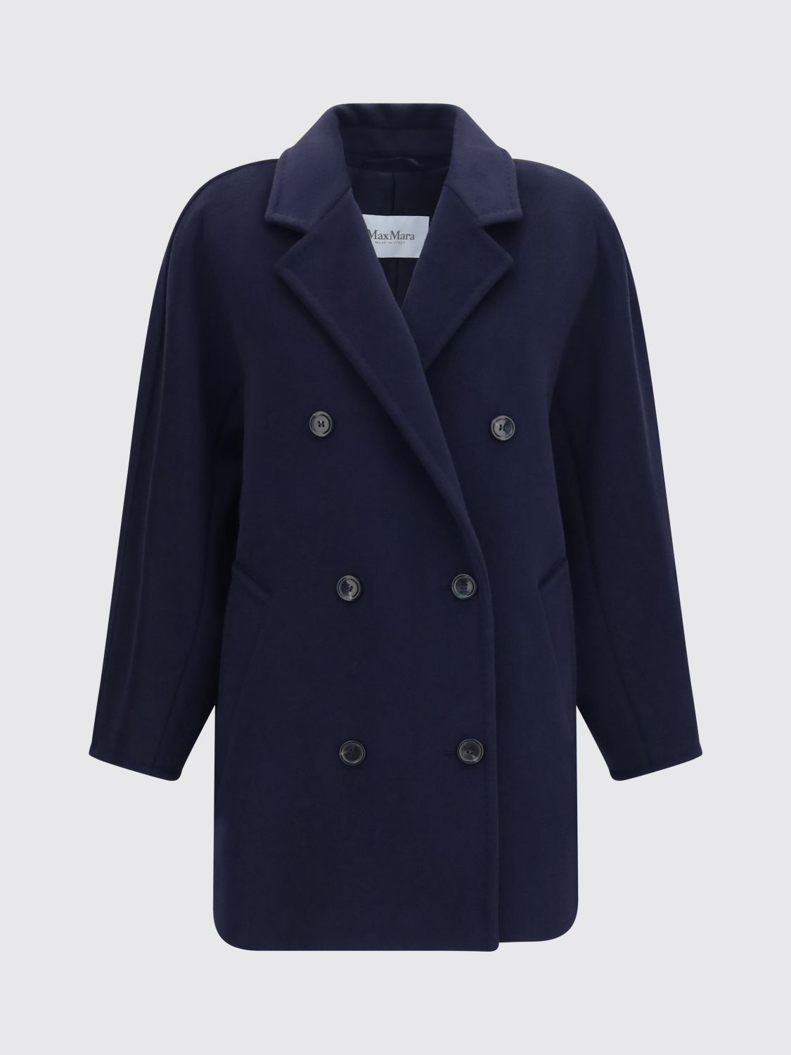 Max Mara Coat Woman Navy MAX MARA