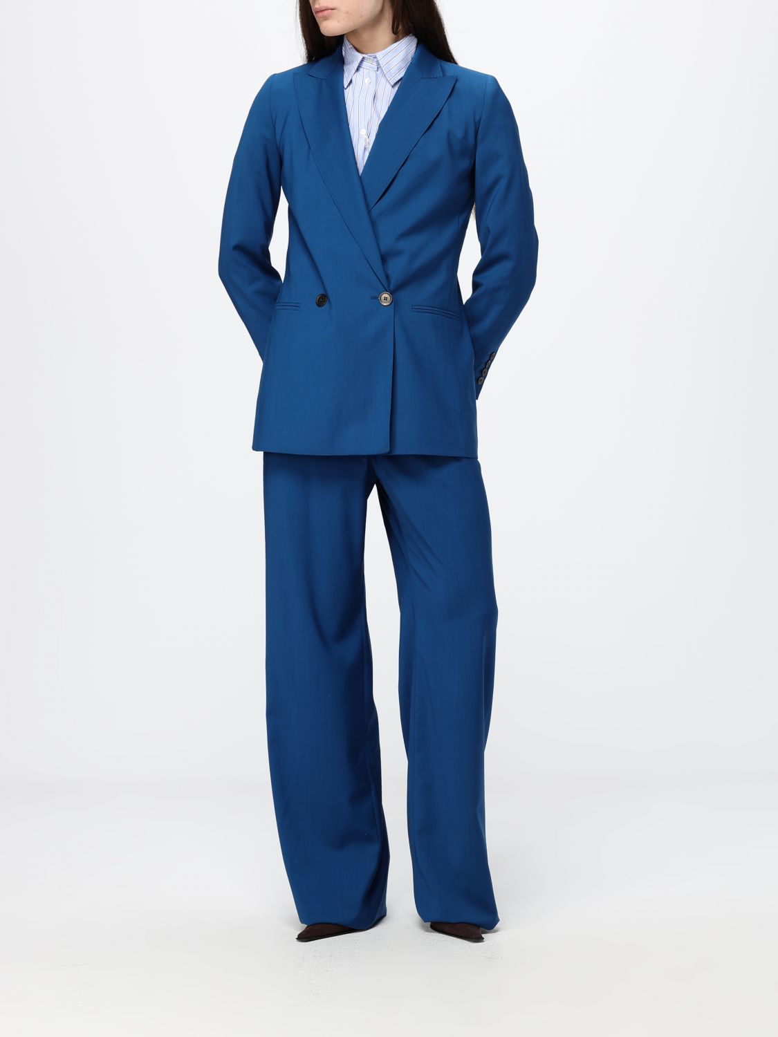 Max Mara Pants Woman Navy MAX MARA