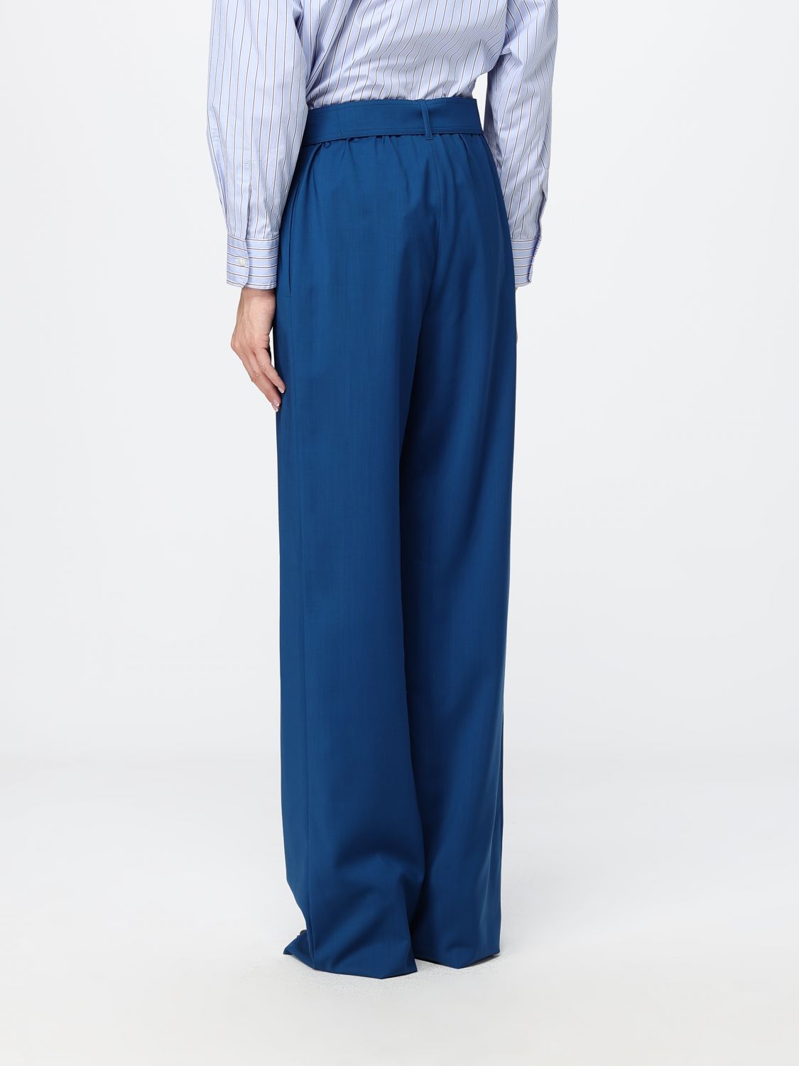 Max Mara Pants Woman Navy MAX MARA