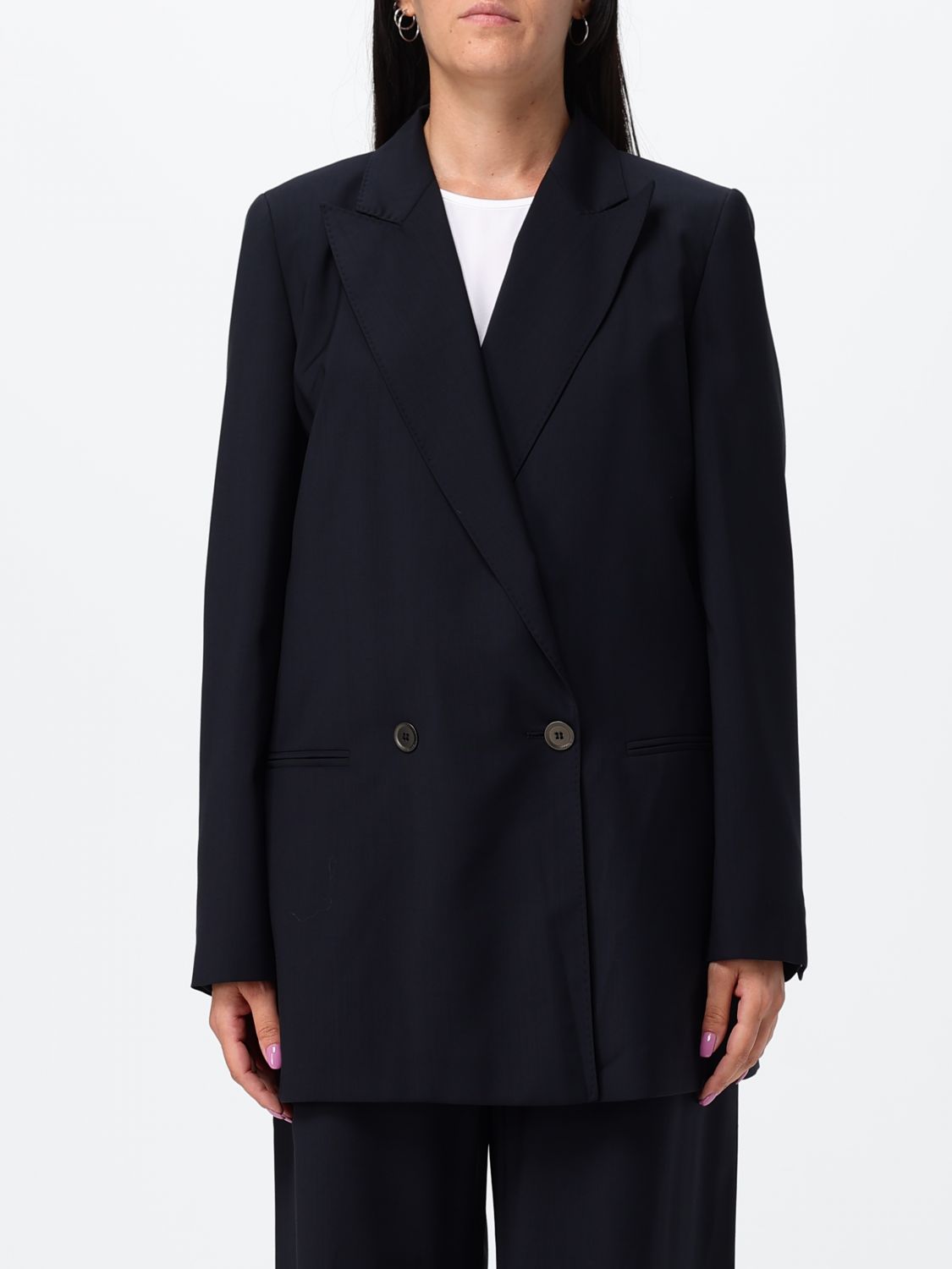 Max Mara Jacket Woman Blue MAX MARA