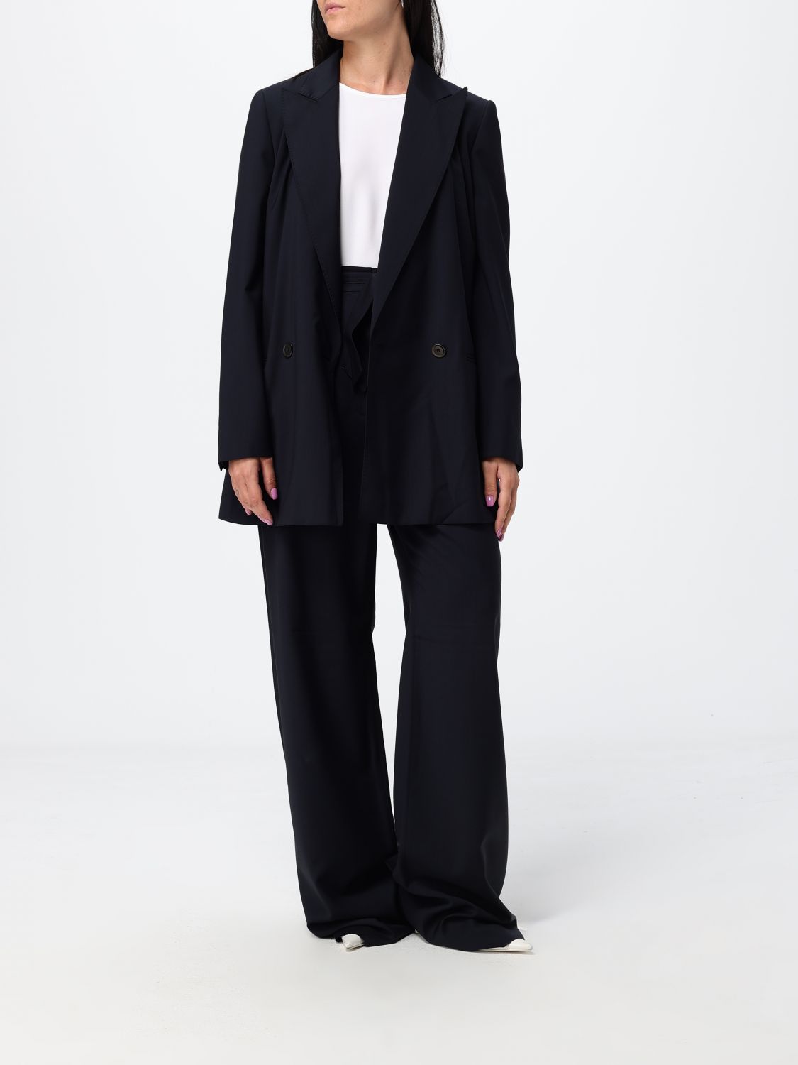 Max Mara Jacket Woman Blue MAX MARA