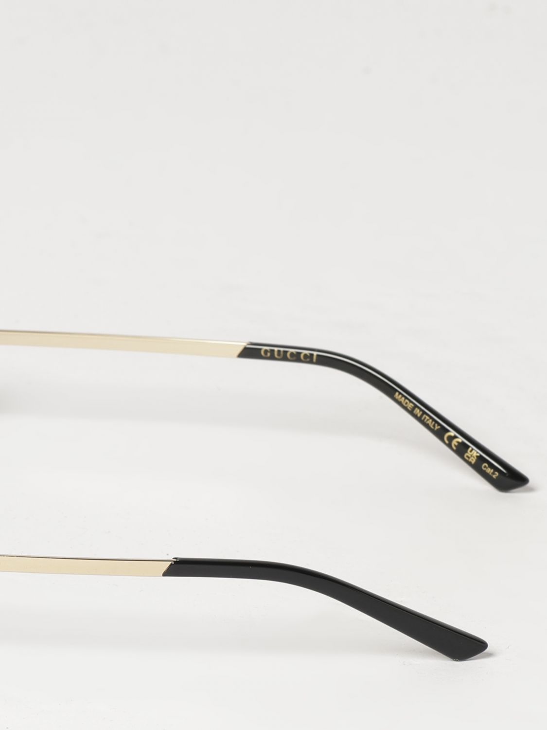 Gucci Women Gucci Gg Monogram Rectangular Metal Sunglasses GUCCI