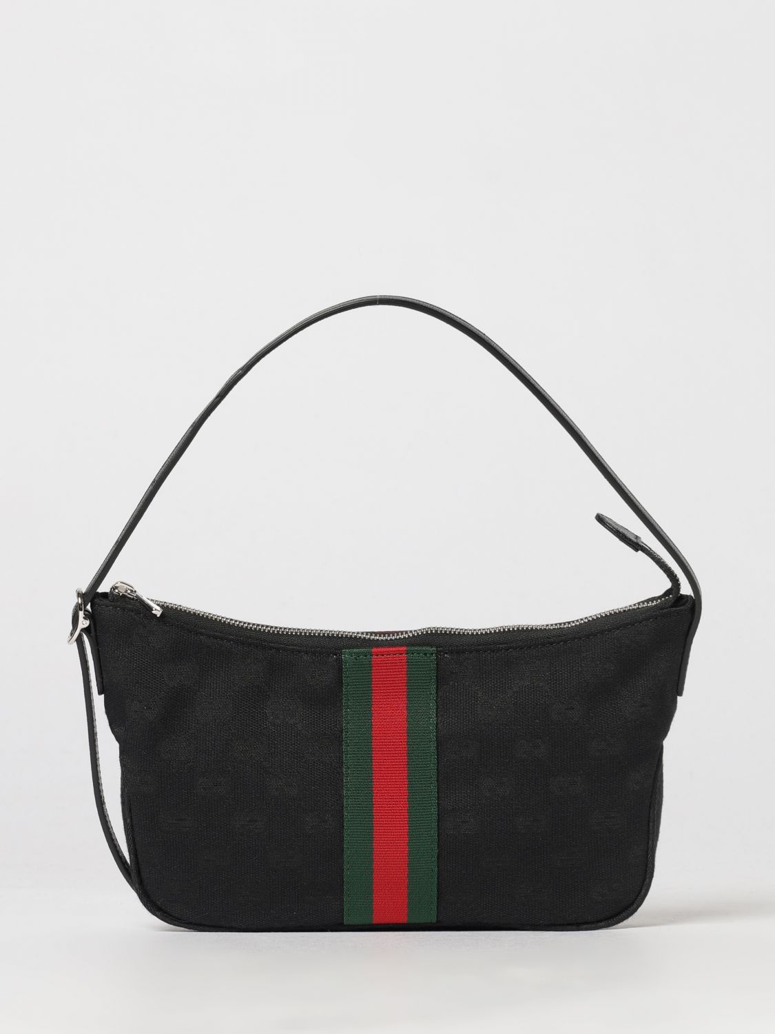 Gucci Women Gucci Lunetta Striped Gg Jacquard Fabric Mini Shoulder Bag GUCCI