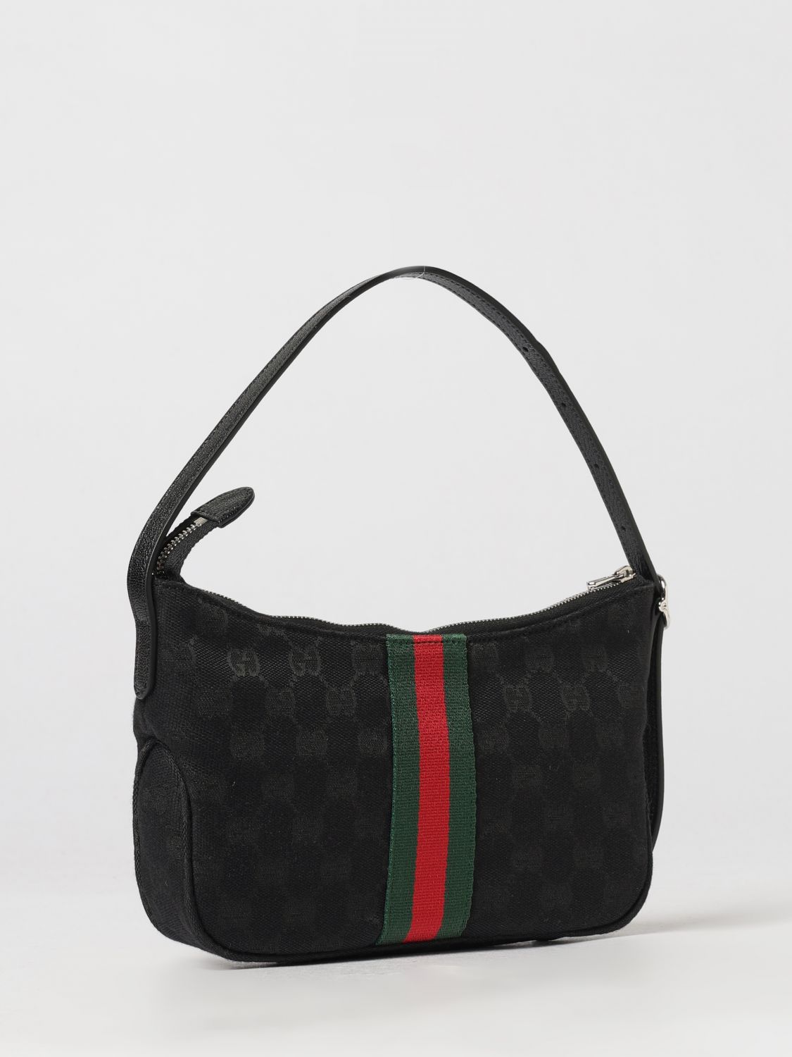 Gucci Women Gucci Lunetta Striped Gg Jacquard Fabric Mini Shoulder Bag GUCCI