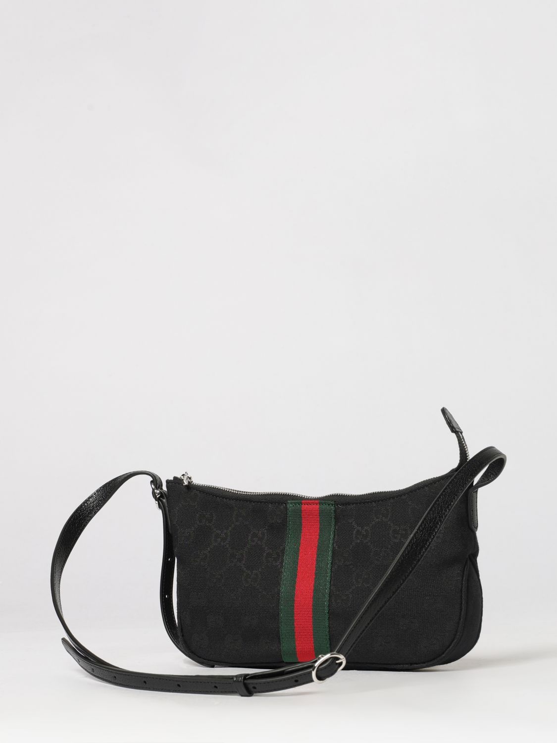 Gucci Women Gucci Lunetta Striped Gg Jacquard Fabric Mini Shoulder Bag GUCCI