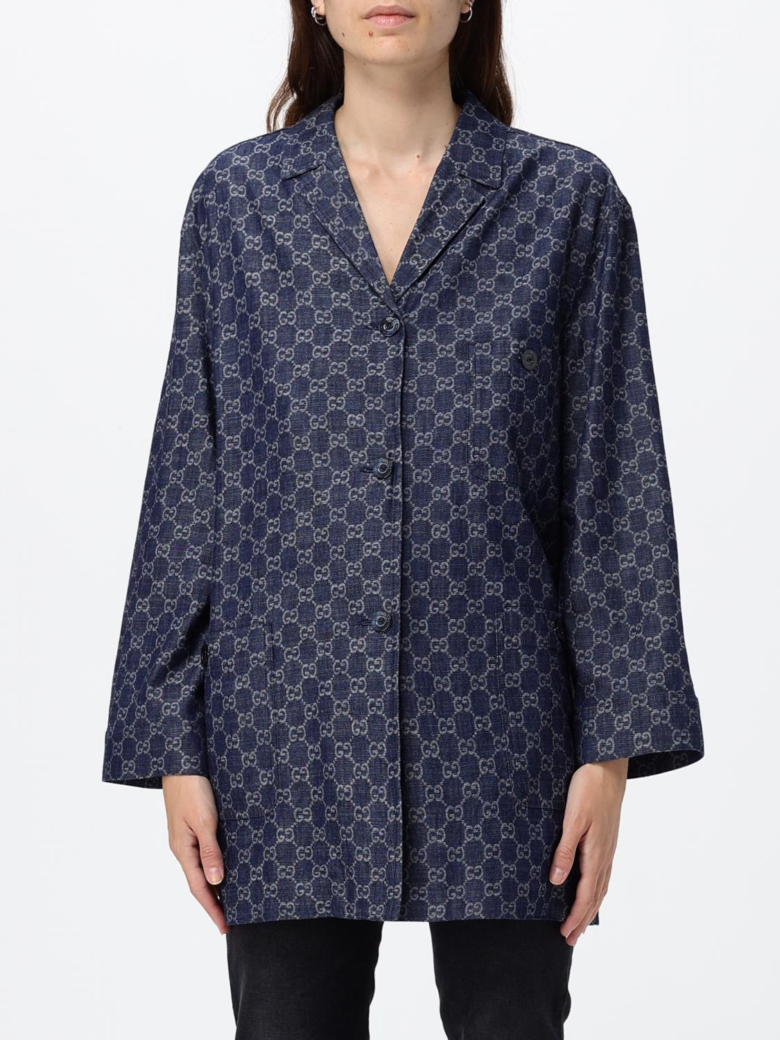 Gucci Shirt Woman Blue GUCCI