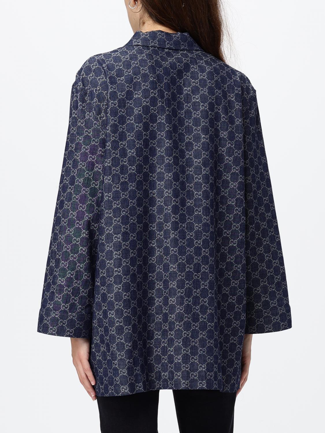 Gucci Shirt Woman Blue GUCCI