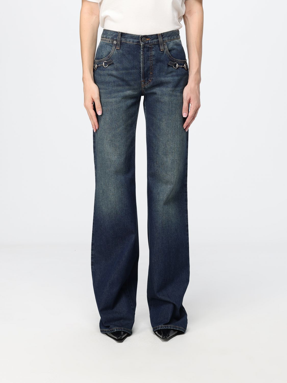 Gucci Jeans Woman Blue GUCCI