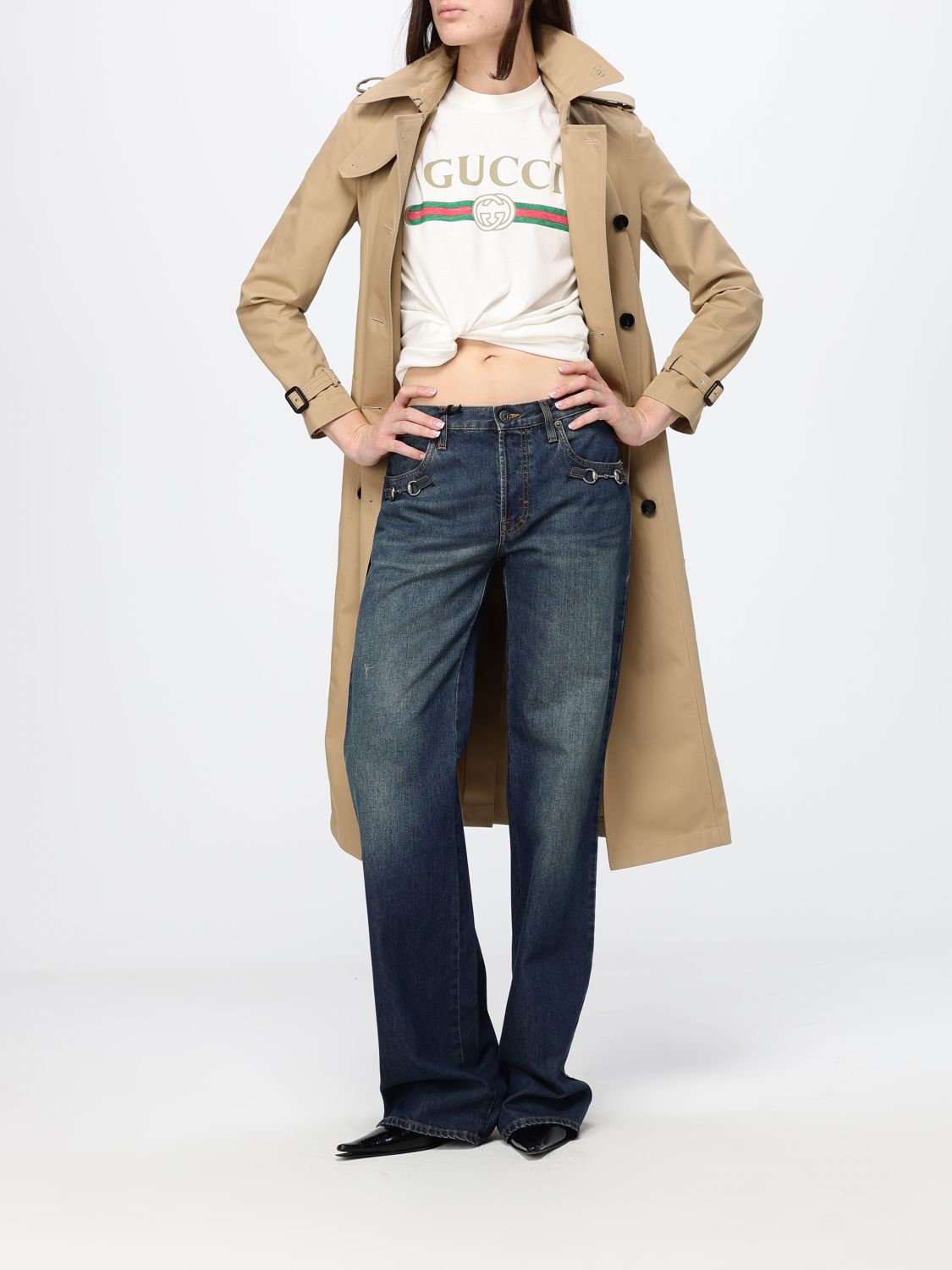 Gucci Jeans Woman Blue GUCCI