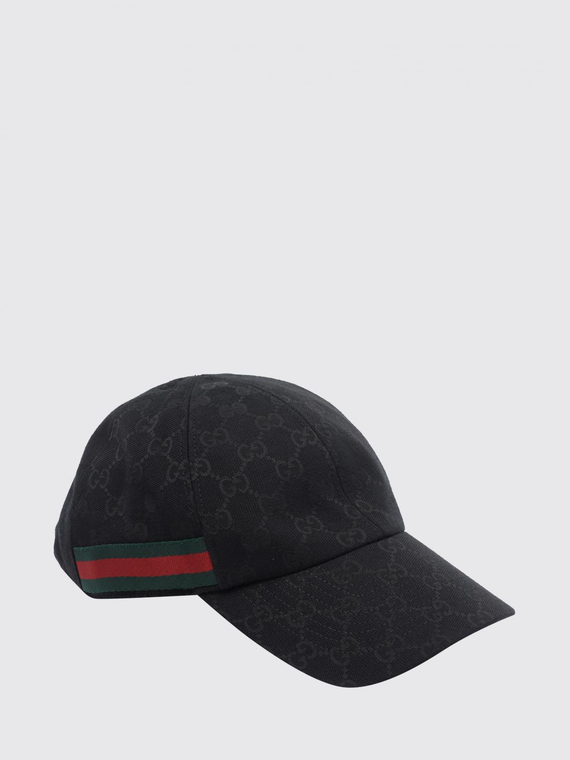 Gucci Men Gucci Striped Gg Monogram Jacquard Baseball Cap GUCCI