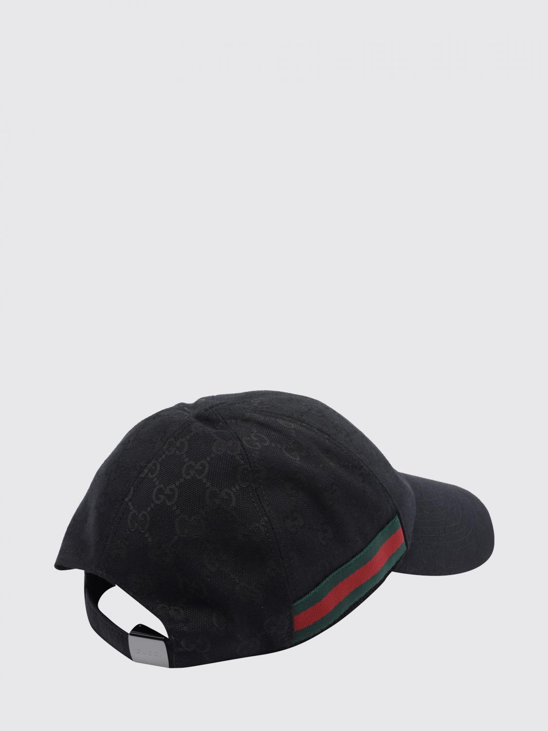 Gucci Men Gucci Striped Gg Monogram Jacquard Baseball Cap GUCCI