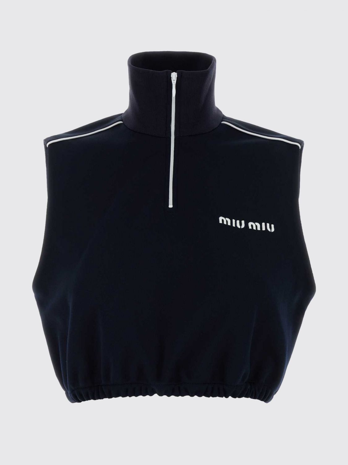 Miu Miu Sweater Woman Navy MIU MIU