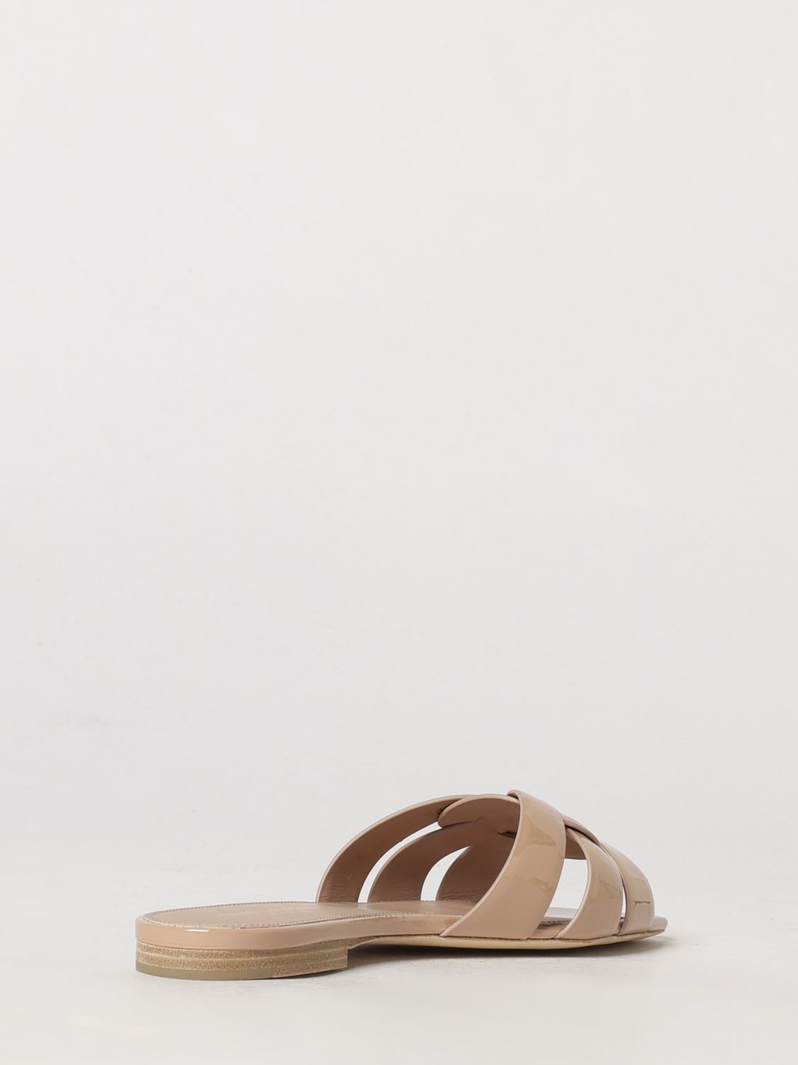 Saint Laurent Women Saint Laurent Nu Pieds 05 Tribute Mules In Patent Leather SAINT LAURENT