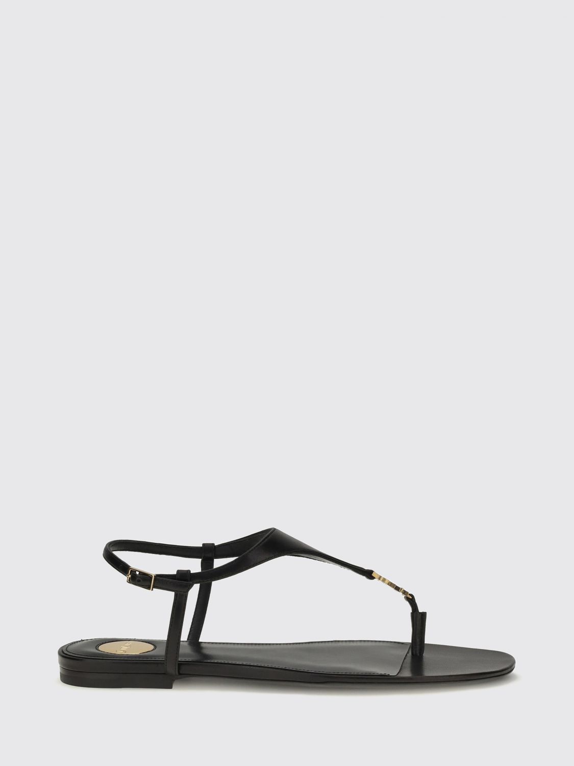 Saint Laurent Heeled Sandal Woman Black SAINT LAURENT
