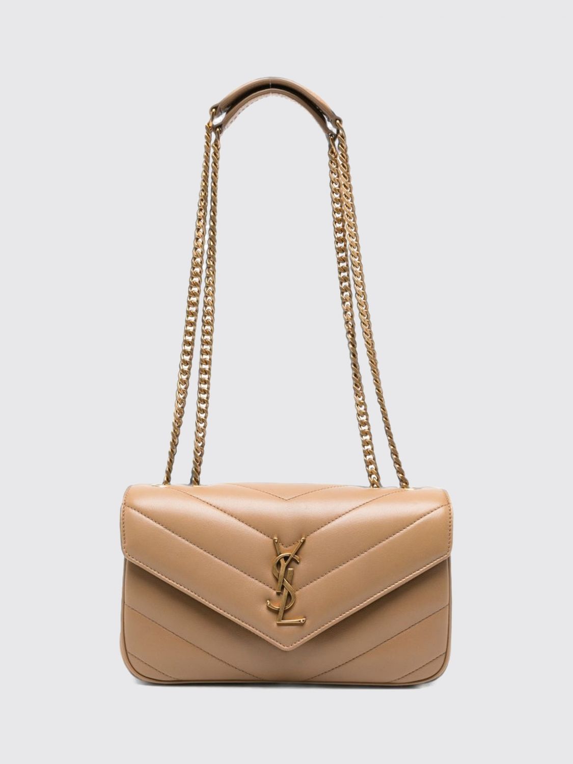 Saint Laurent Women Saint Laurent Loulou Matelasse Leather Shoulder Bag With Chevron Quilting SAINT LAURENT
