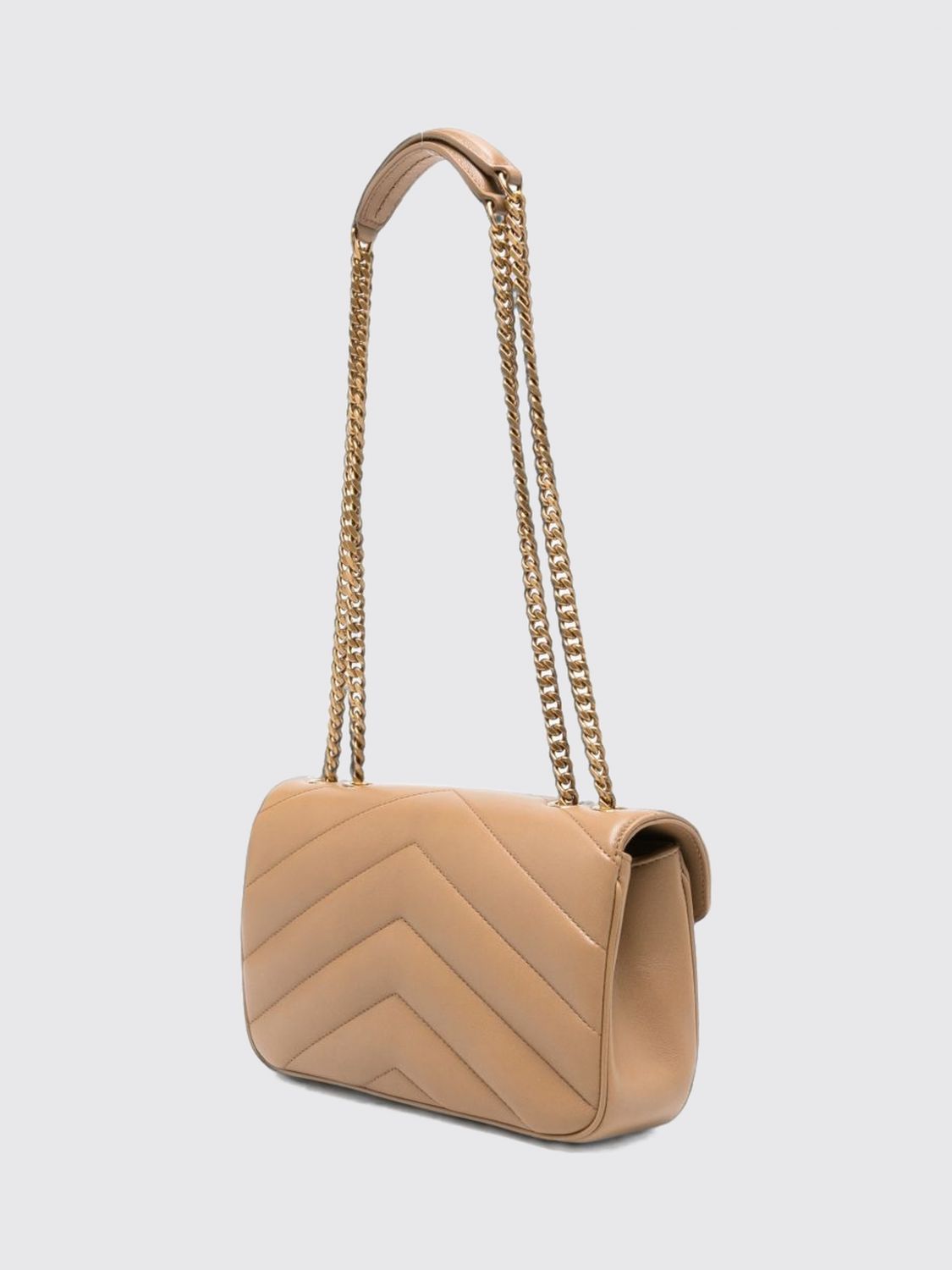 Saint Laurent Women Saint Laurent Loulou Matelasse Leather Shoulder Bag With Chevron Quilting SAINT LAURENT