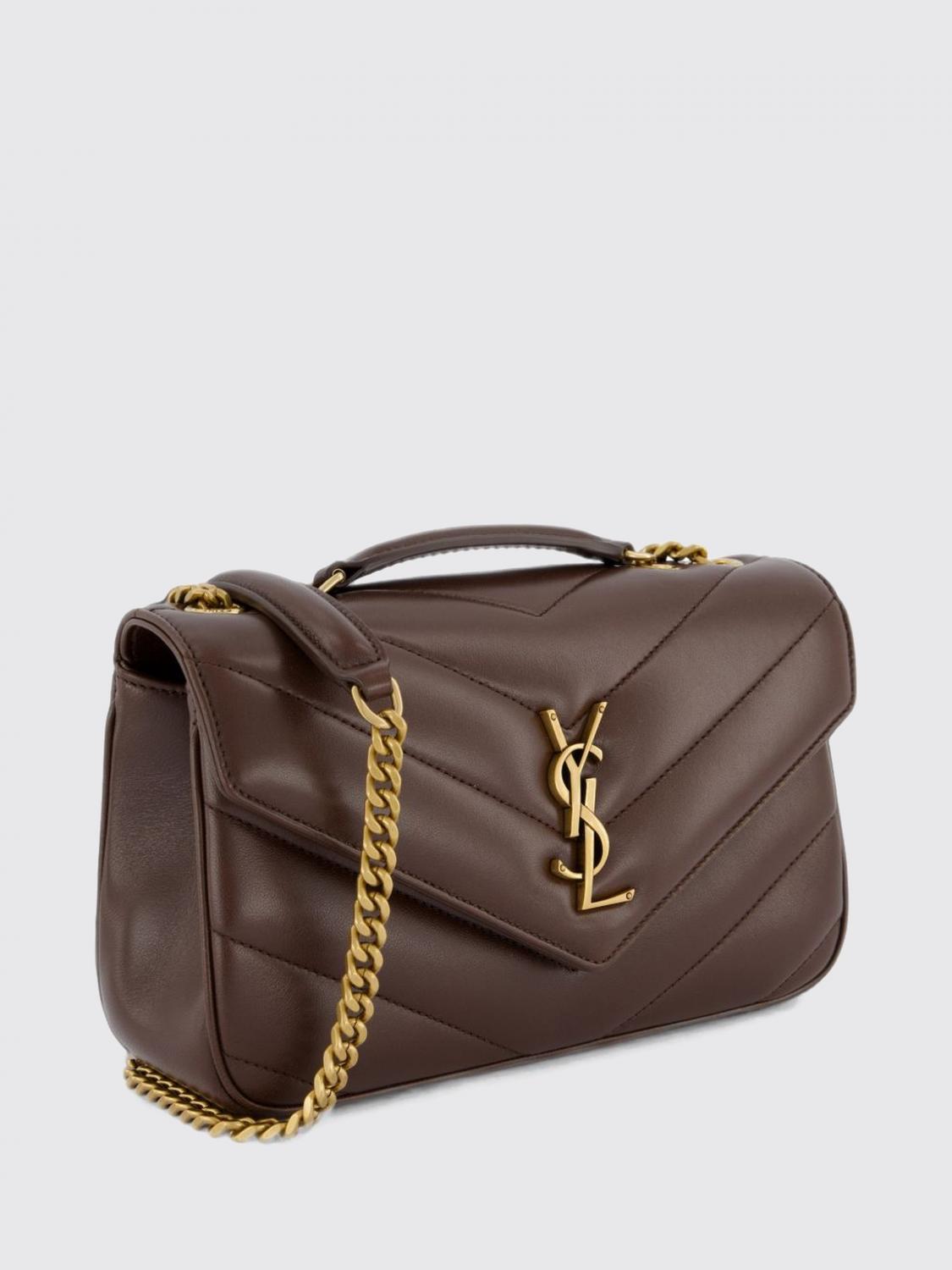 Saint Laurent Women Saint Laurent Loulou Matelasse Leather Shoulder Bag With Chevron Quilting SAINT LAURENT