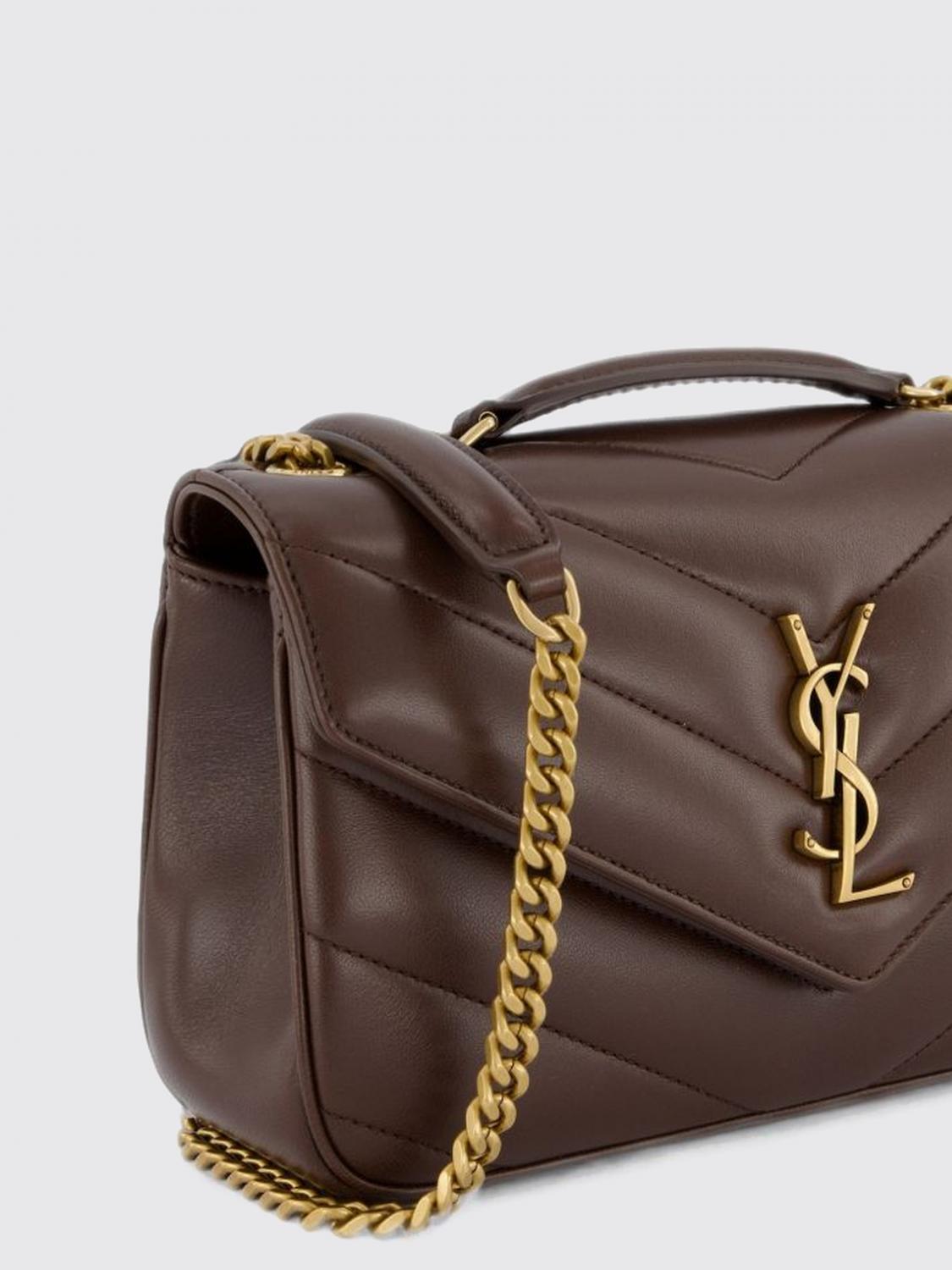 Saint Laurent Women Saint Laurent Loulou Matelasse Leather Shoulder Bag With Chevron Quilting SAINT LAURENT