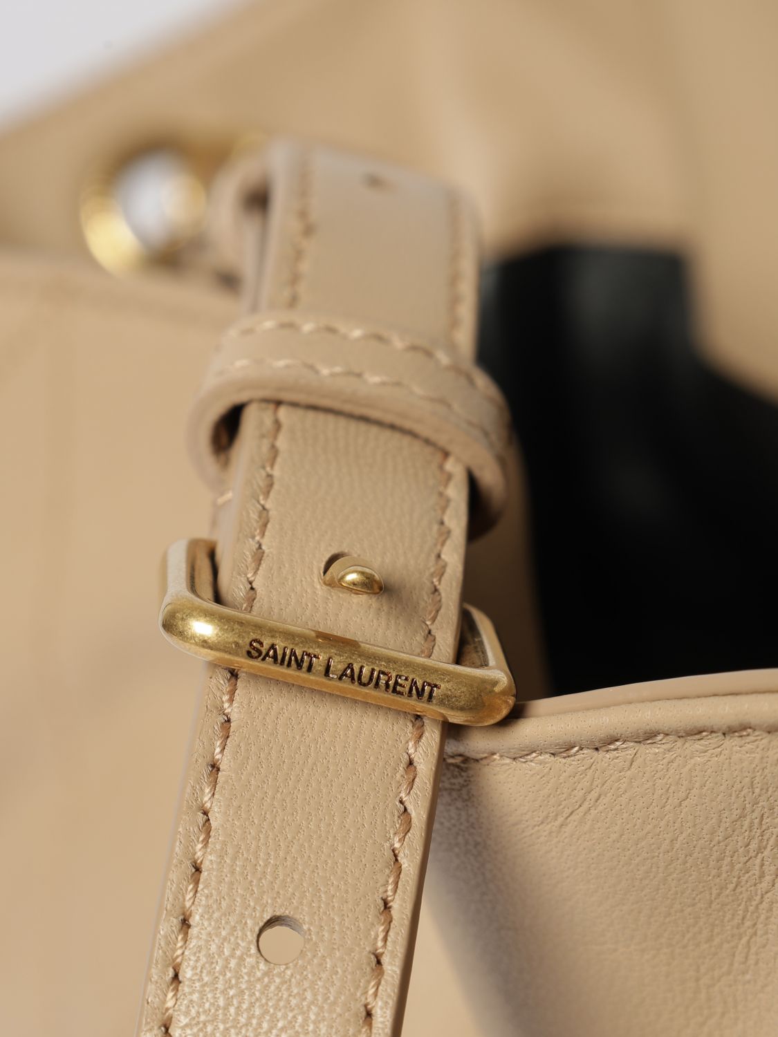 Saint Laurent Women Jamie Small Quilted Lambskin Bucket Bag Saint Laurent SAINT LAURENT