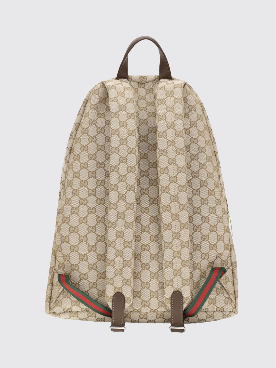 Gucci Men Gucci Gg Monogram Jacquard Fabric Backpack With Padded Straps GUCCI