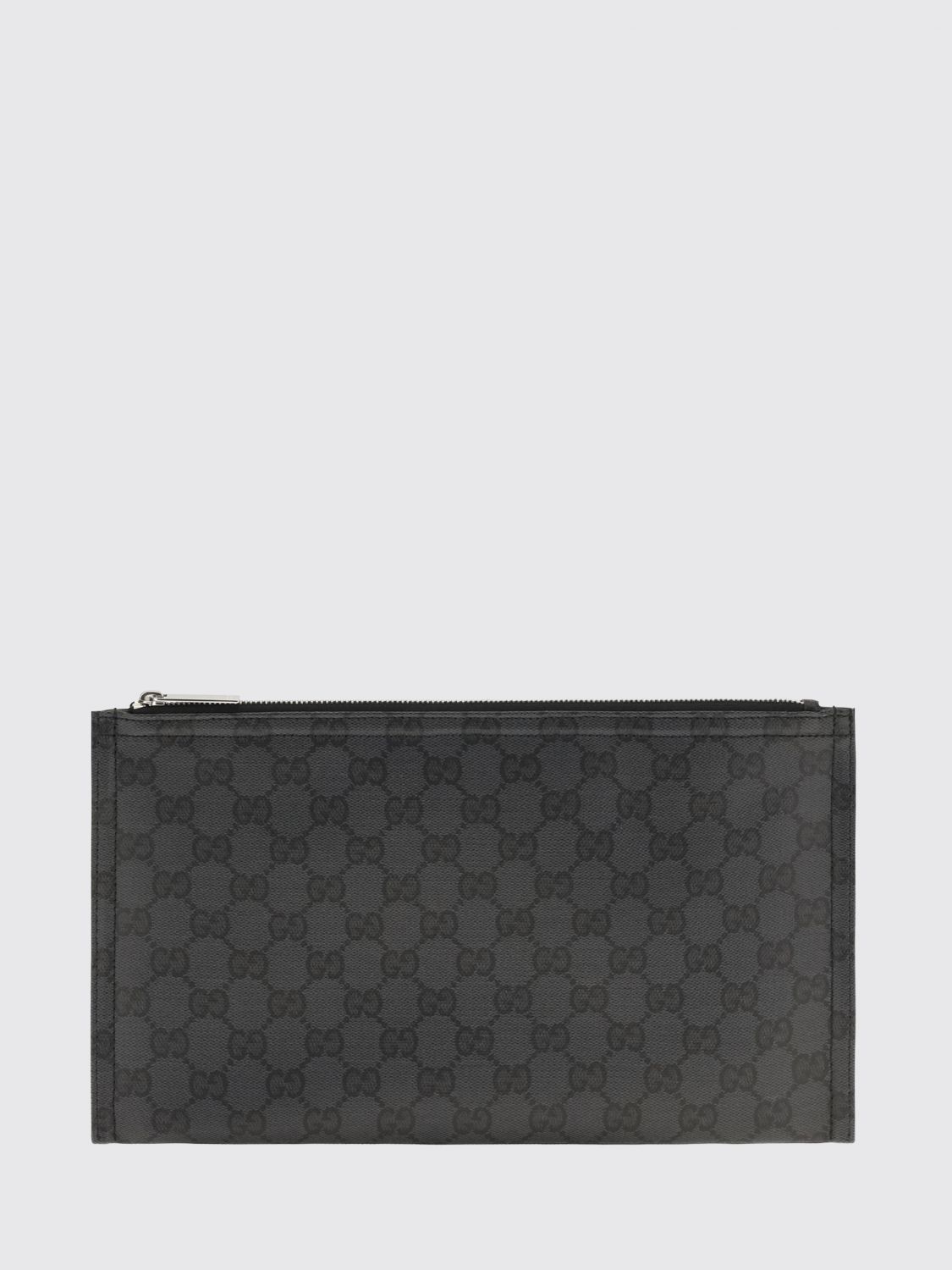 Gucci Men Gucci Black Gg Supreme Fabric Envelope Document Holder GUCCI