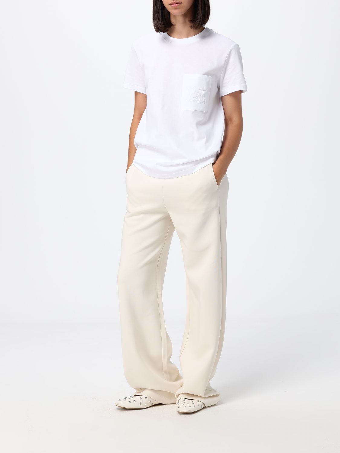 Max Mara T-Shirt Woman White MAX MARA
