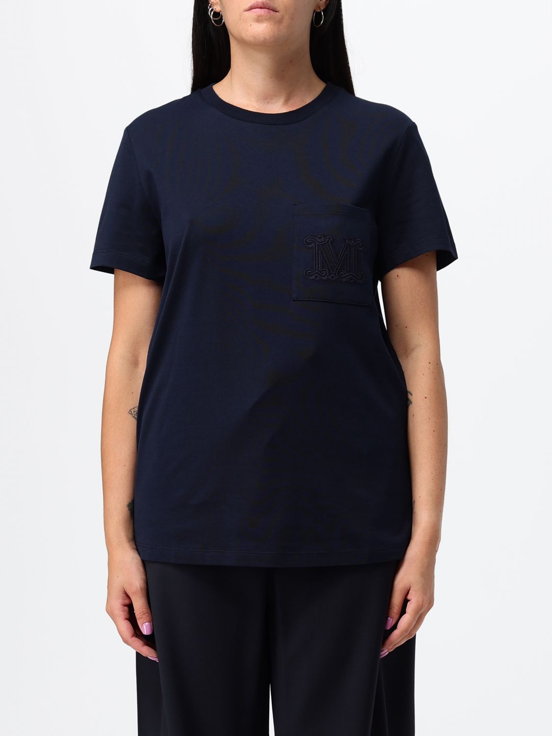 Max Mara T-Shirt Woman Blue MAX MARA