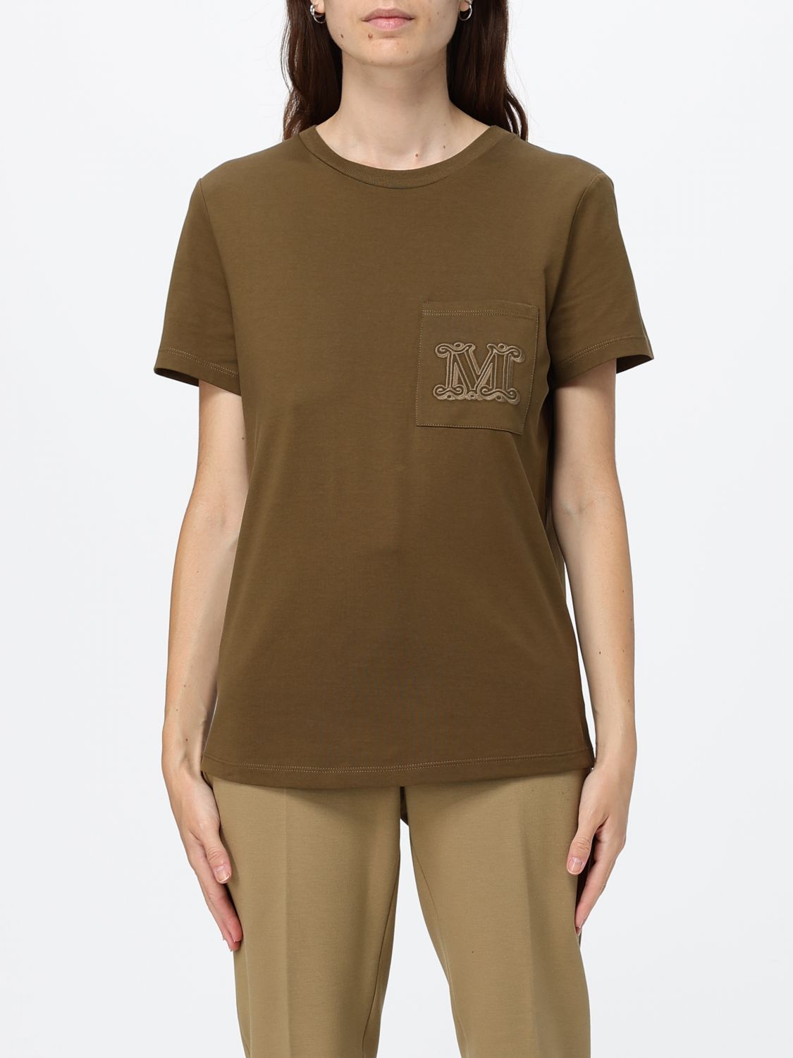 Max Mara T-Shirt Woman Green MAX MARA