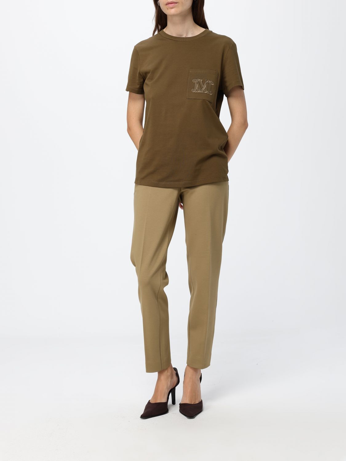 Max Mara T-Shirt Woman Green MAX MARA