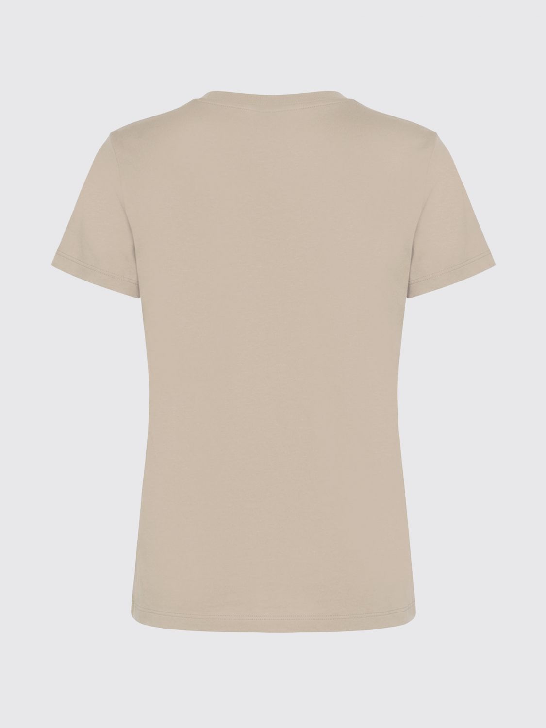 Max Mara Women Max Mara Cotton T-Shirt With Monogram And Patch Pocket MAX MARA