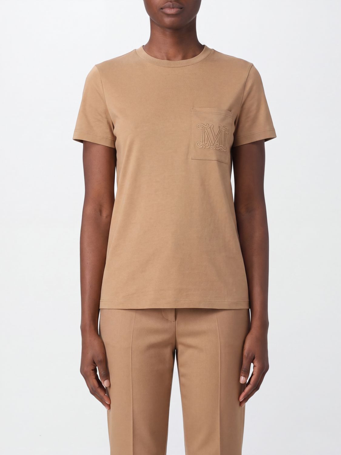 Max Mara T-Shirt Woman Camel MAX MARA