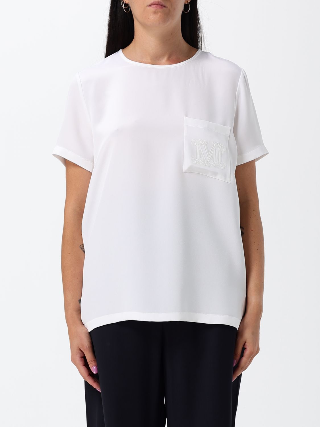 Max Mara Top Woman White MAX MARA