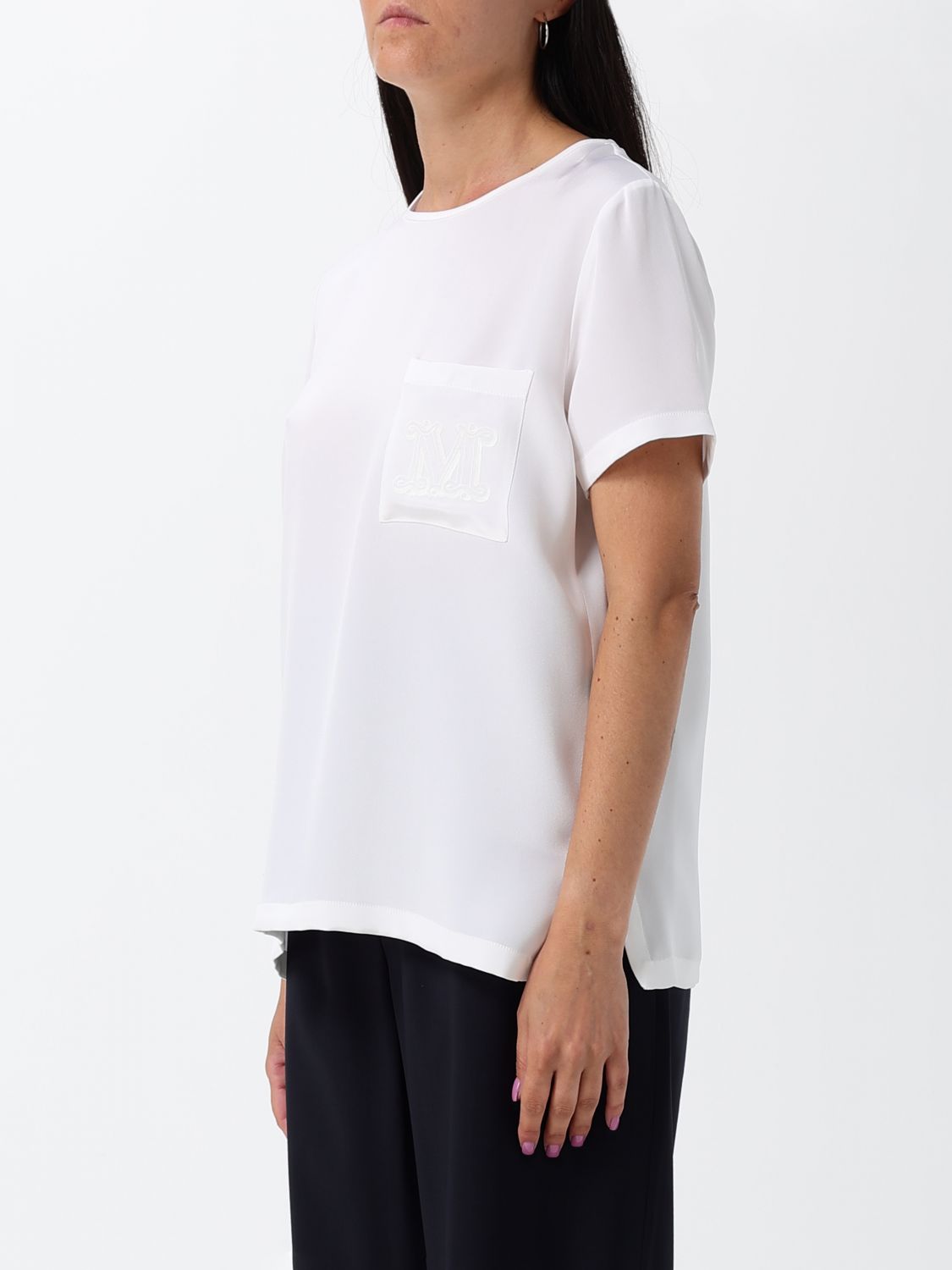 Max Mara Top Woman White MAX MARA