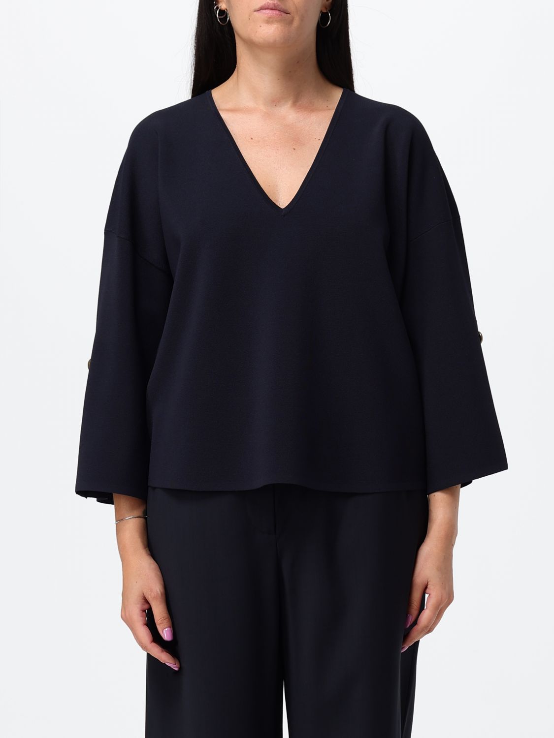 Max Mara Top Woman Blue MAX MARA