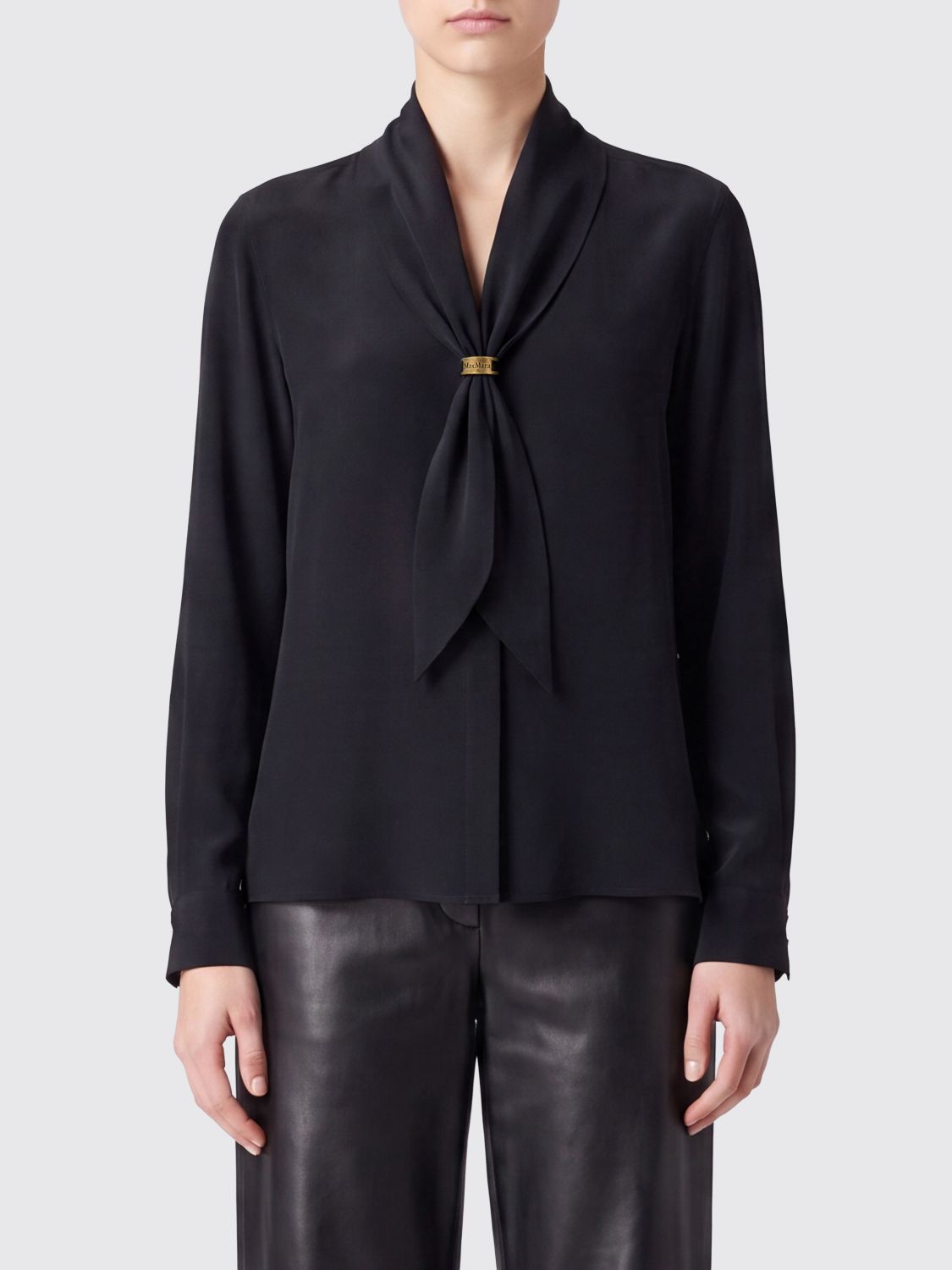Max Mara Shirt Woman Black MAX MARA