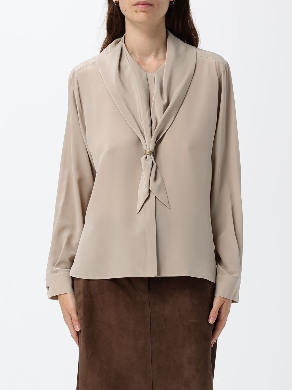 Max Mara Shirt Woman Beige MAX MARA