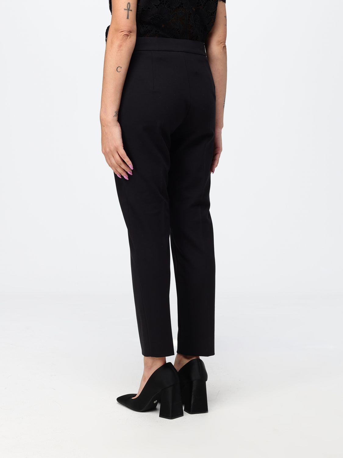 Max Mara Pants Woman Black