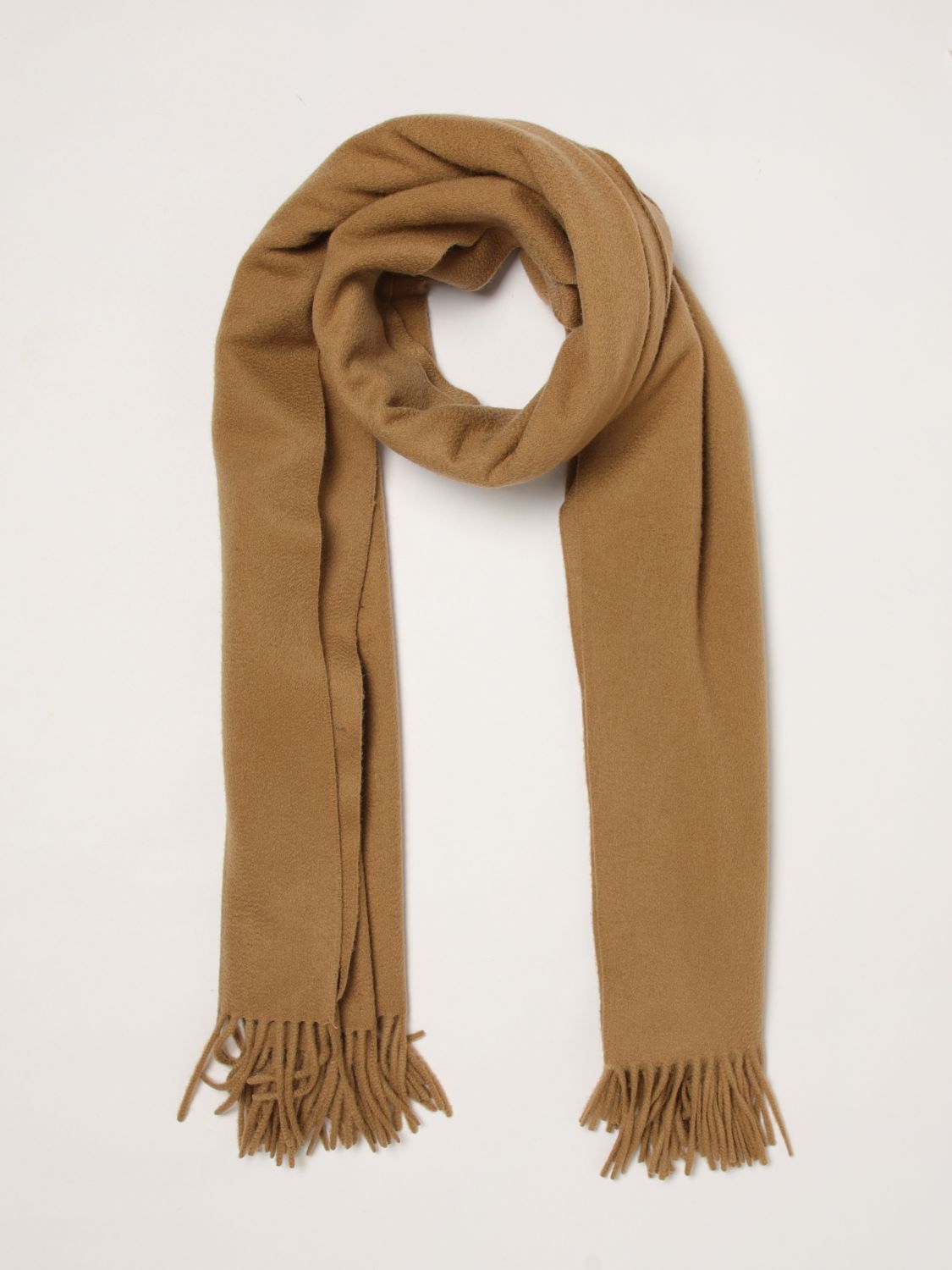 Baci Pure Cashmere Scarf Max Mara With Embroidered Logo And Fringes MAX MARA